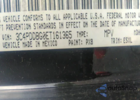 2014 Dodge Journey Sxt from USA, damaged, VIN 3C4PDDBG0ET161365